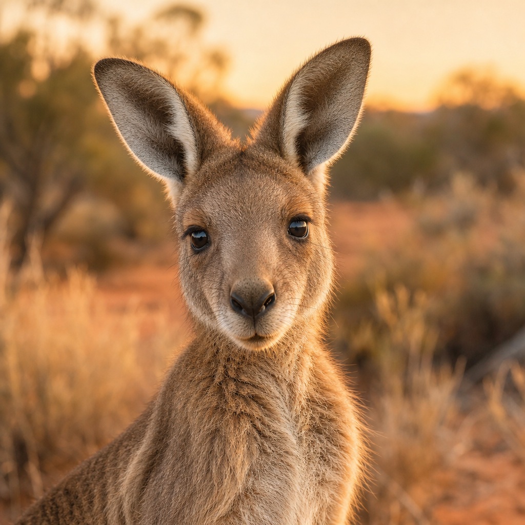 Preview for Kangaroo Soft Bokeh Stock Background