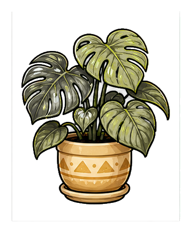 Preview for Houseplant Sticker Graphic