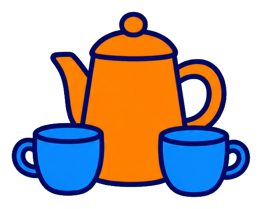 Preview for Shared Coffee Pot And Cups Sticker