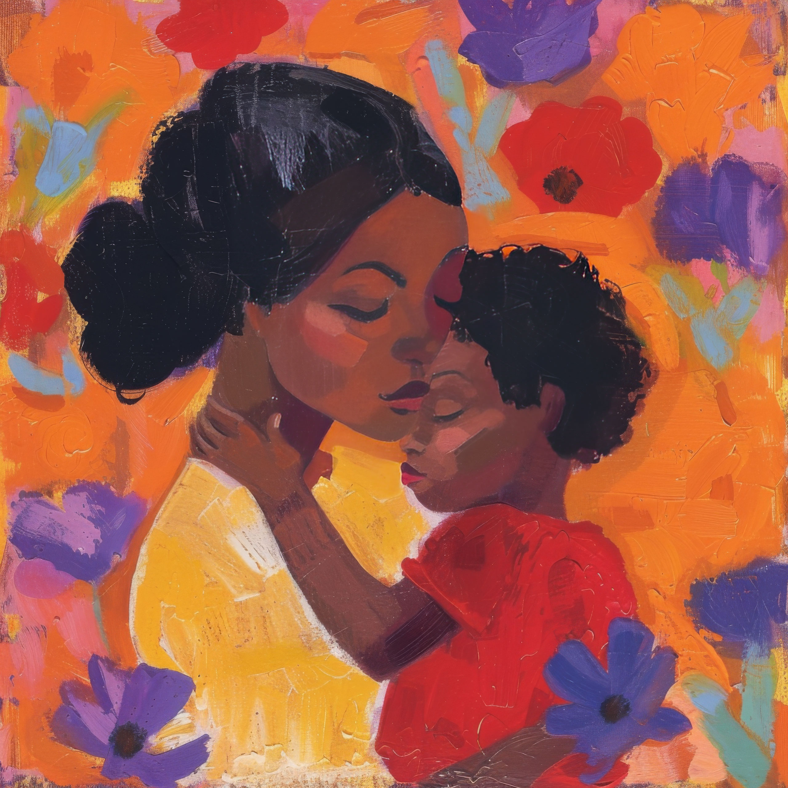 Preview for Mother-child-floral-embrace-mothers-day-background-b5e63