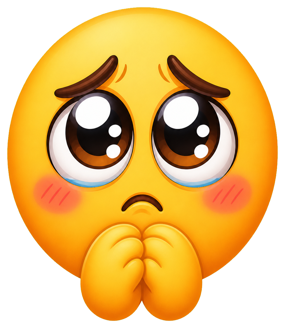 Preview for Pleading Big Eyes Face Sticker