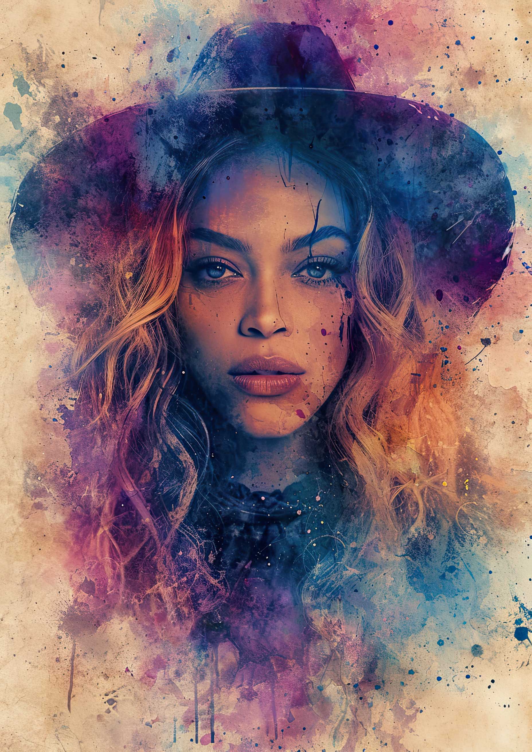 Preview for Watercolor-portrait-mysterious-woman-celebrities-background-cc8a2