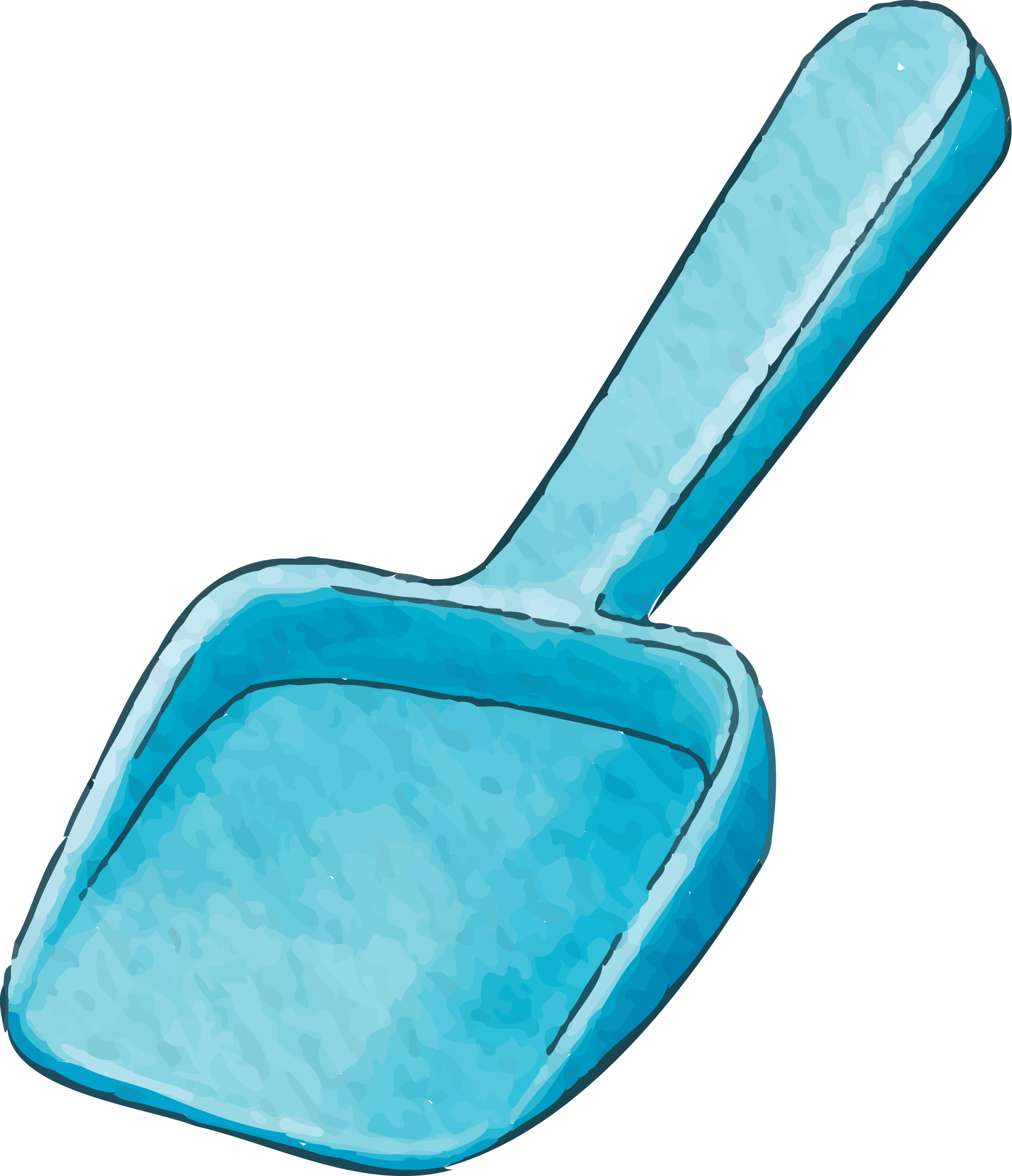 Preview for Blue-scoop-illustration-summer-watercolor-sticker-96284