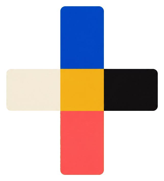 Preview for Bauhaus Block Cross Sticker