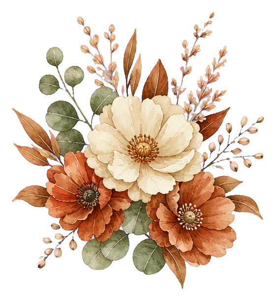 Preview for Autumn Botanical Bouquet Sticker
