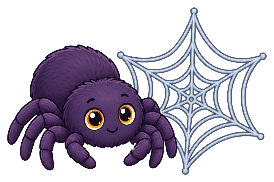 Preview for Star Web Spider Sticker