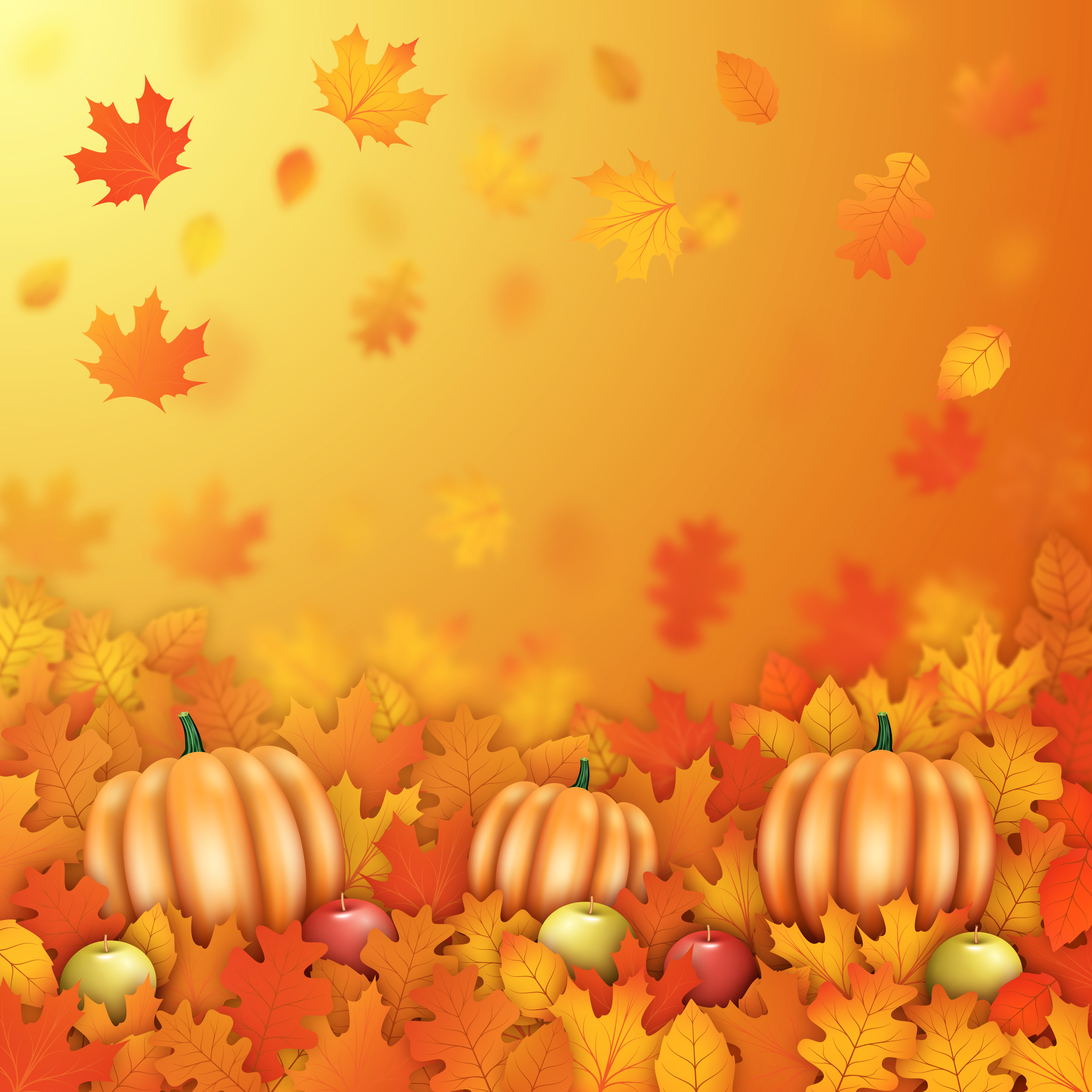 Preview for Autumn-pumpkins-leaves-fall-background-0a77f