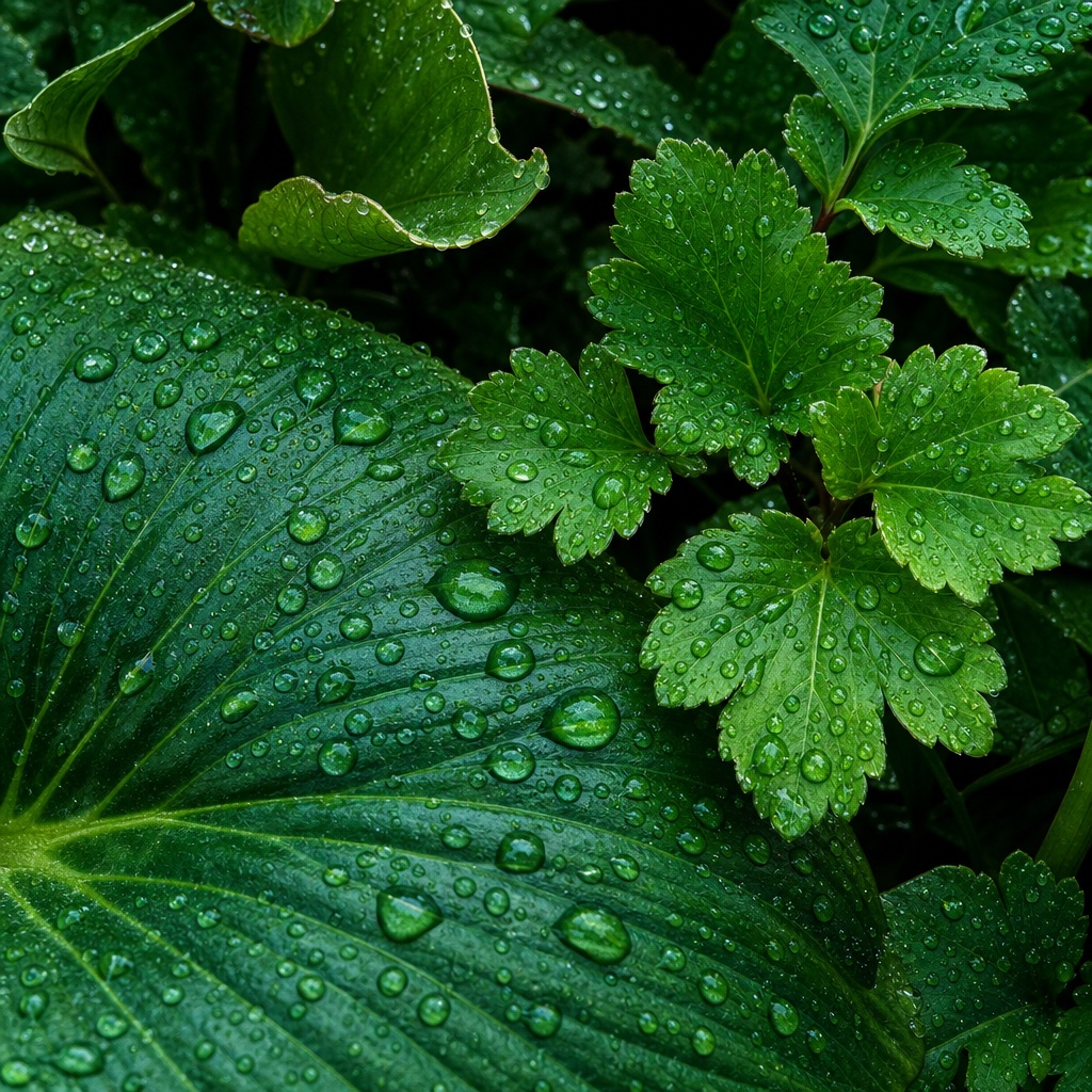 Preview for Rain Garden Macro Background