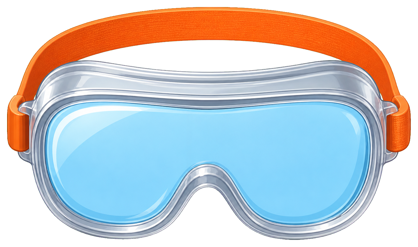 Preview for Lab Goggles Sticker For Back To School