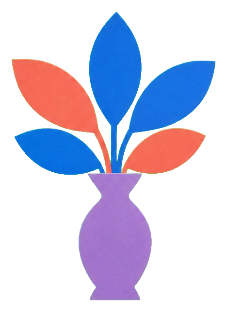 Preview for Henri Matisse Cutout Vase Sticker