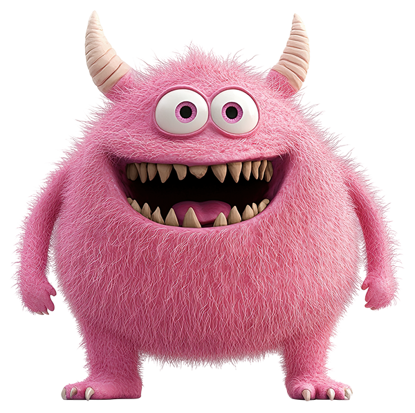 Preview for Pink-monster-character-design-monsters-sticker-e25f6