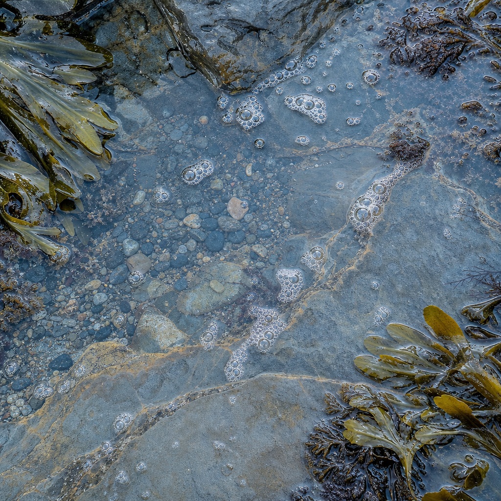 Preview for Cool Slate Tidal Pool Texture Background