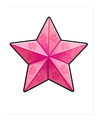 Preview for Origami Paper Star Sticker