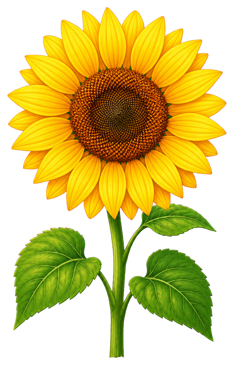 Preview for Sunflower Sticker Graphic For Creative Designs