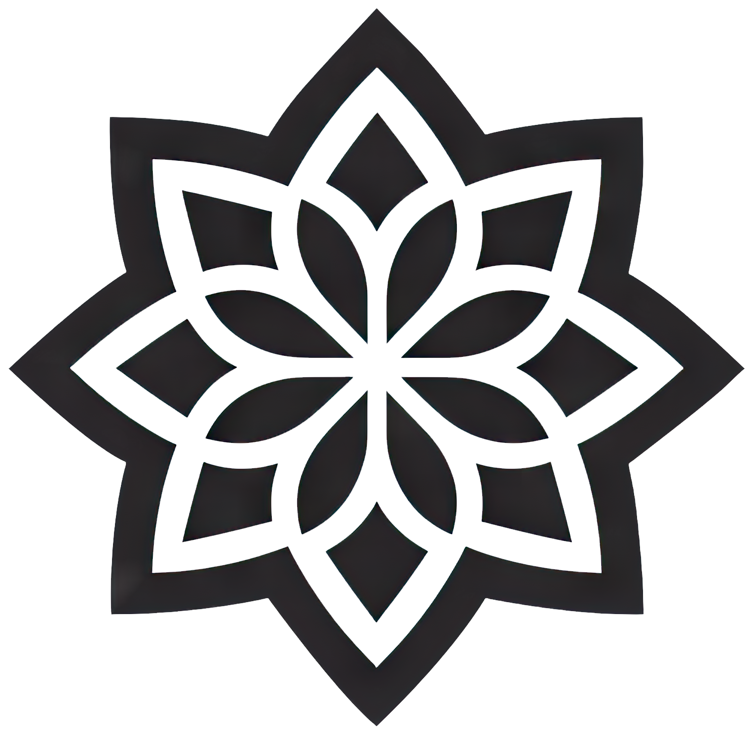 Preview for Geometric-flower-design-logo-geometric-sticker-7edca