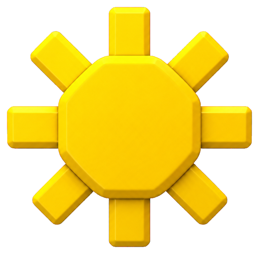 Preview for Sun Sticker For Photos And Designs