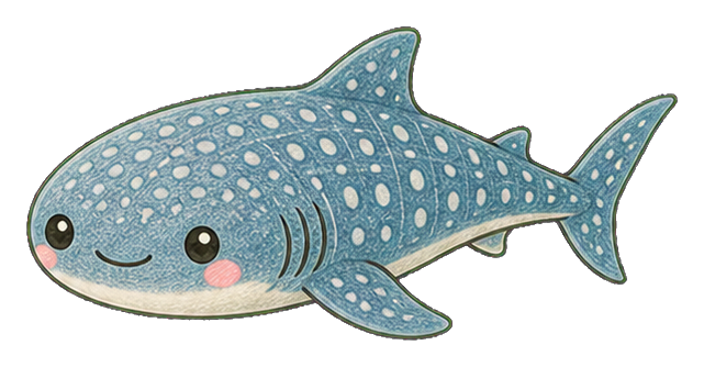 Preview for Whale Shark Sticker Graphic