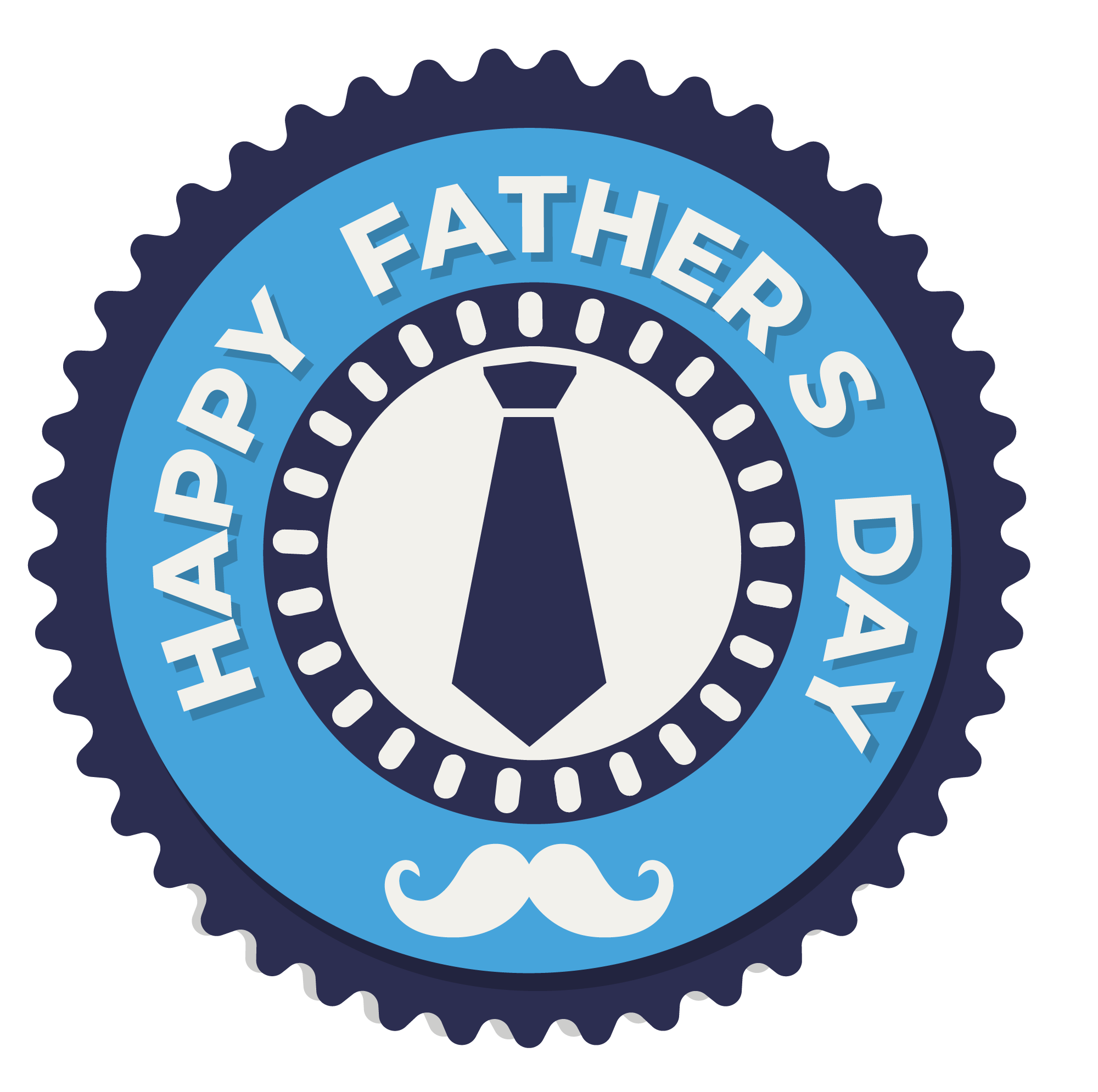 Preview for Happy-fathers-day-tie-mustache-sticker-ef44c