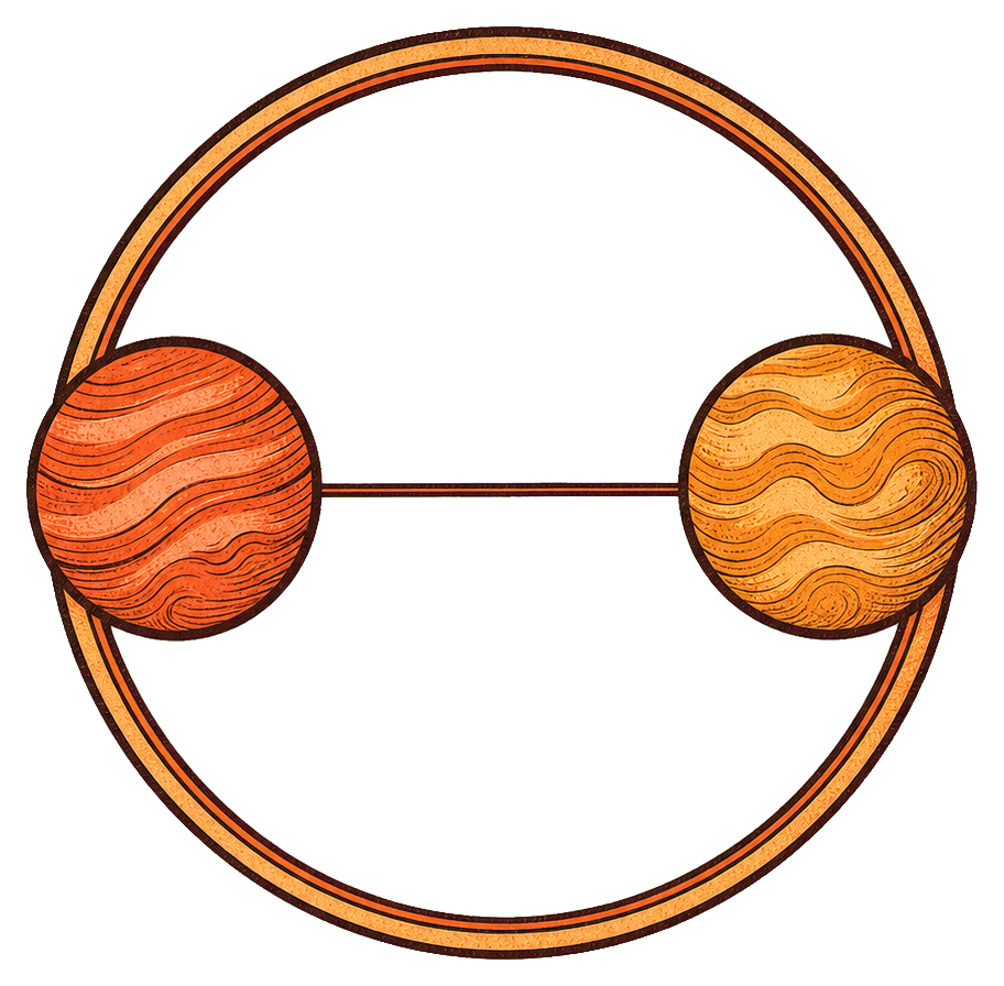 Preview for Planet Opposition Astrology Sticker