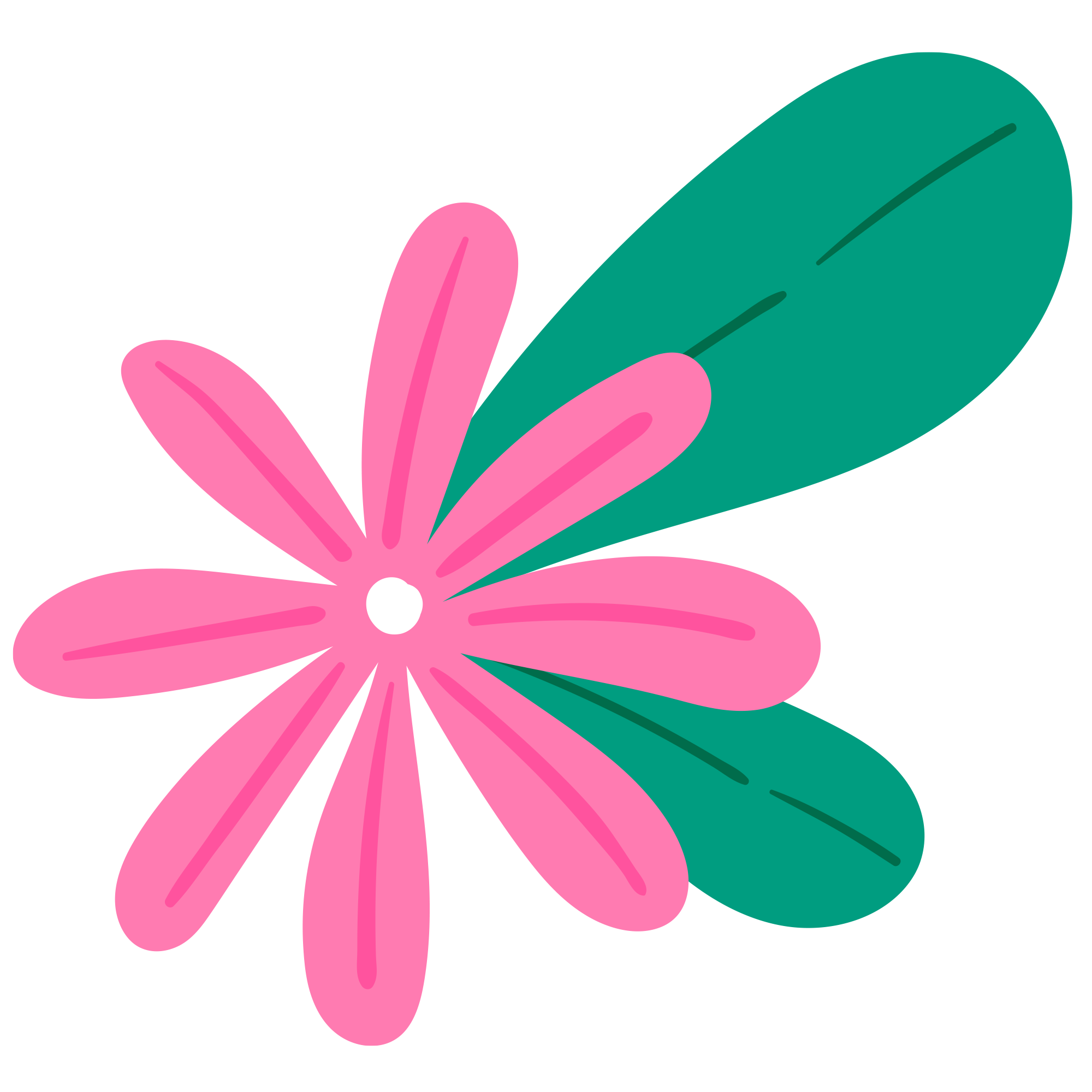 Preview for Pink-flower-graphic-design-love-design-sticker-48edf