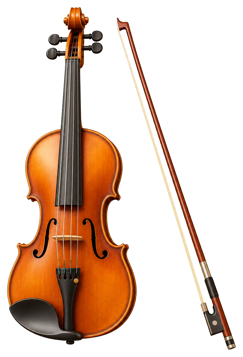 Preview for Violin Sticker For Music Designs