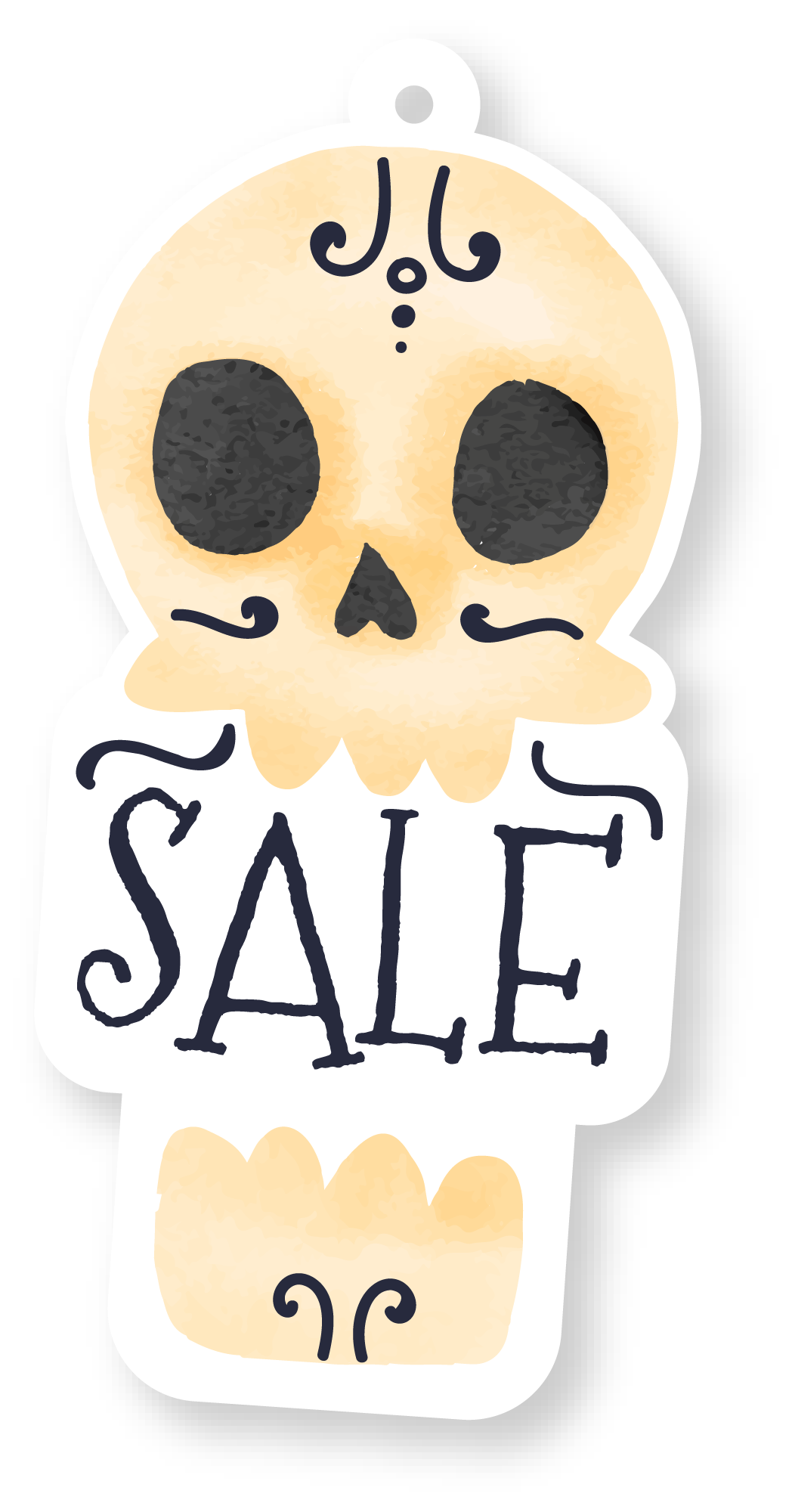 Preview for Sugar-skull-sale-decoration-halloween-sale-sticker-8d931