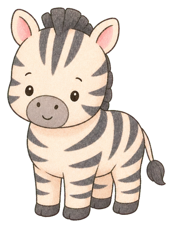 Preview for Cute Zebra Sticker
