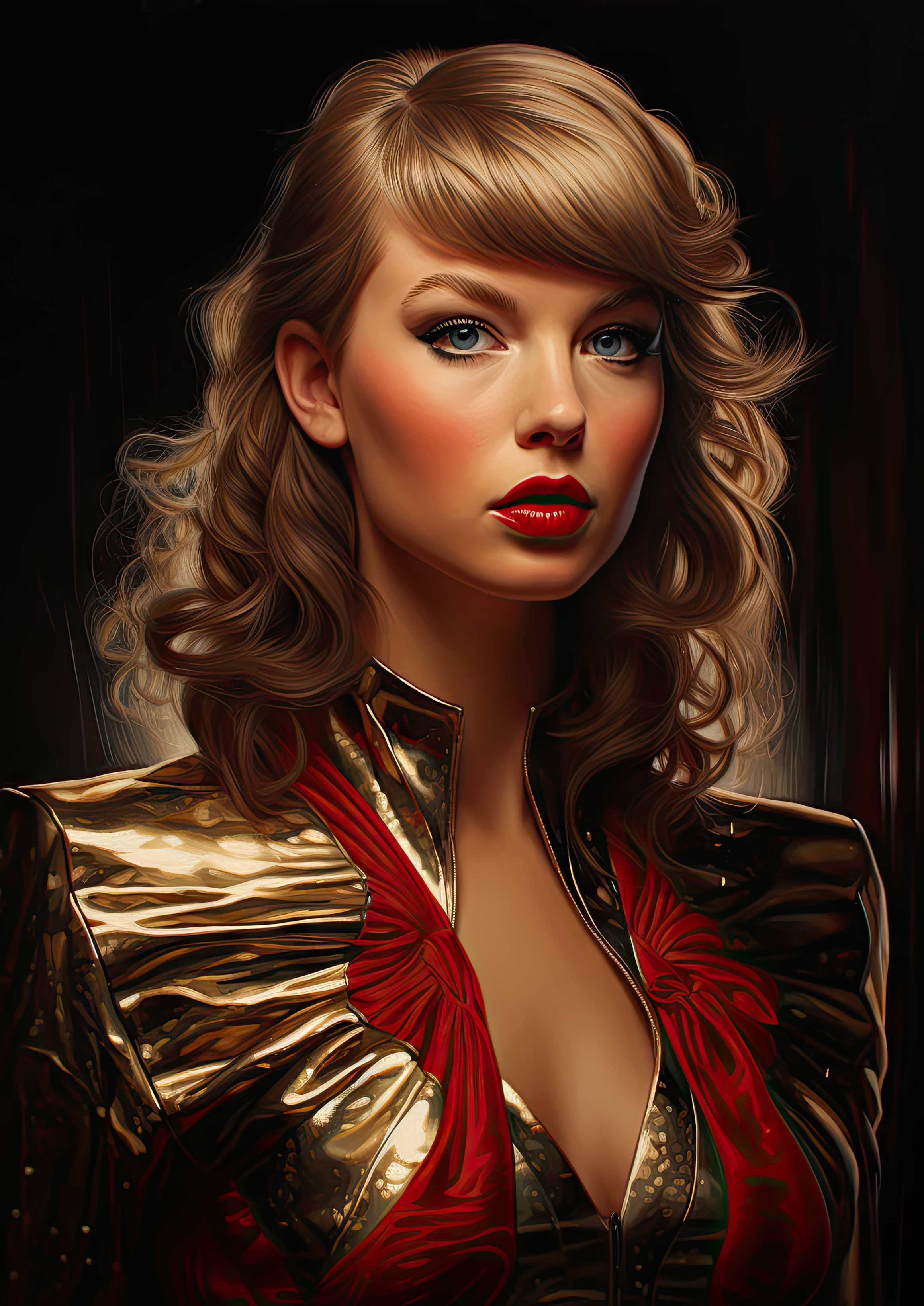 Preview for Taylor-swift-gold-portrait-background-b9935