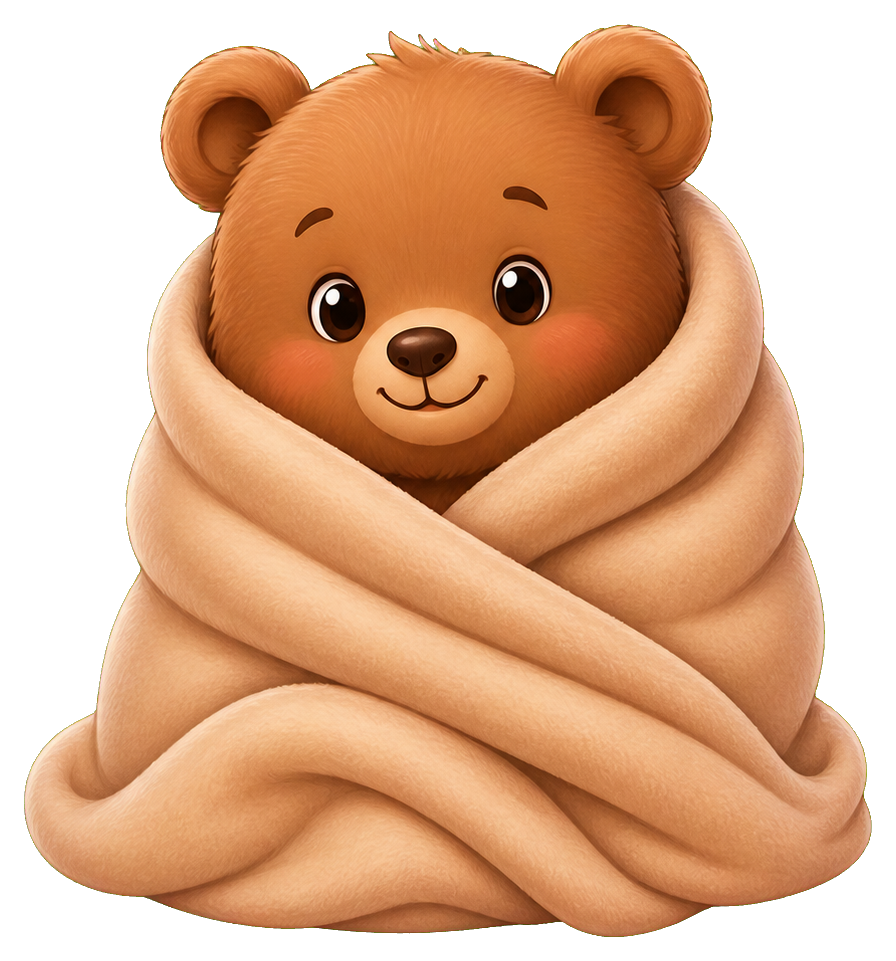 Preview for Bear Cozy Blanket Sticker