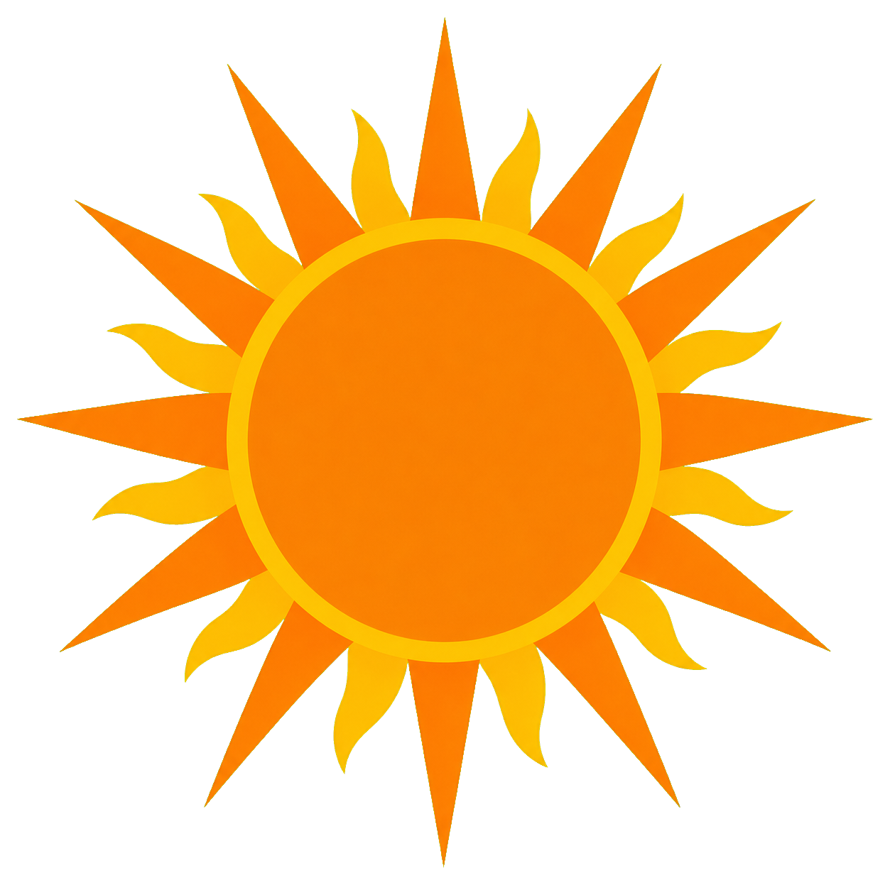 Preview for Retro Sun Sticker Graphic