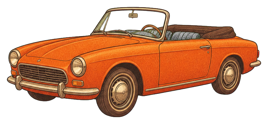 Preview for Classic Convertible Car Sticker