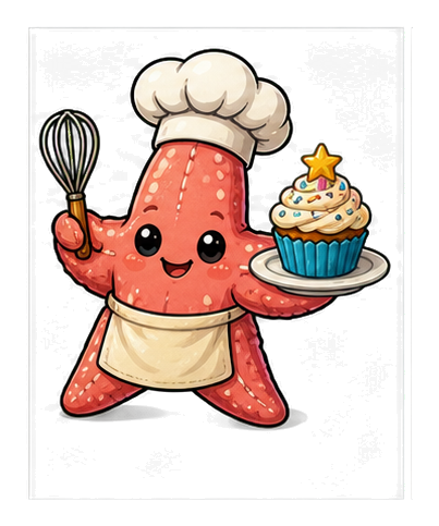 Preview for Starfish Baker Sticker