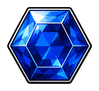 Preview for Sapphire Hexagon Gem Sticker