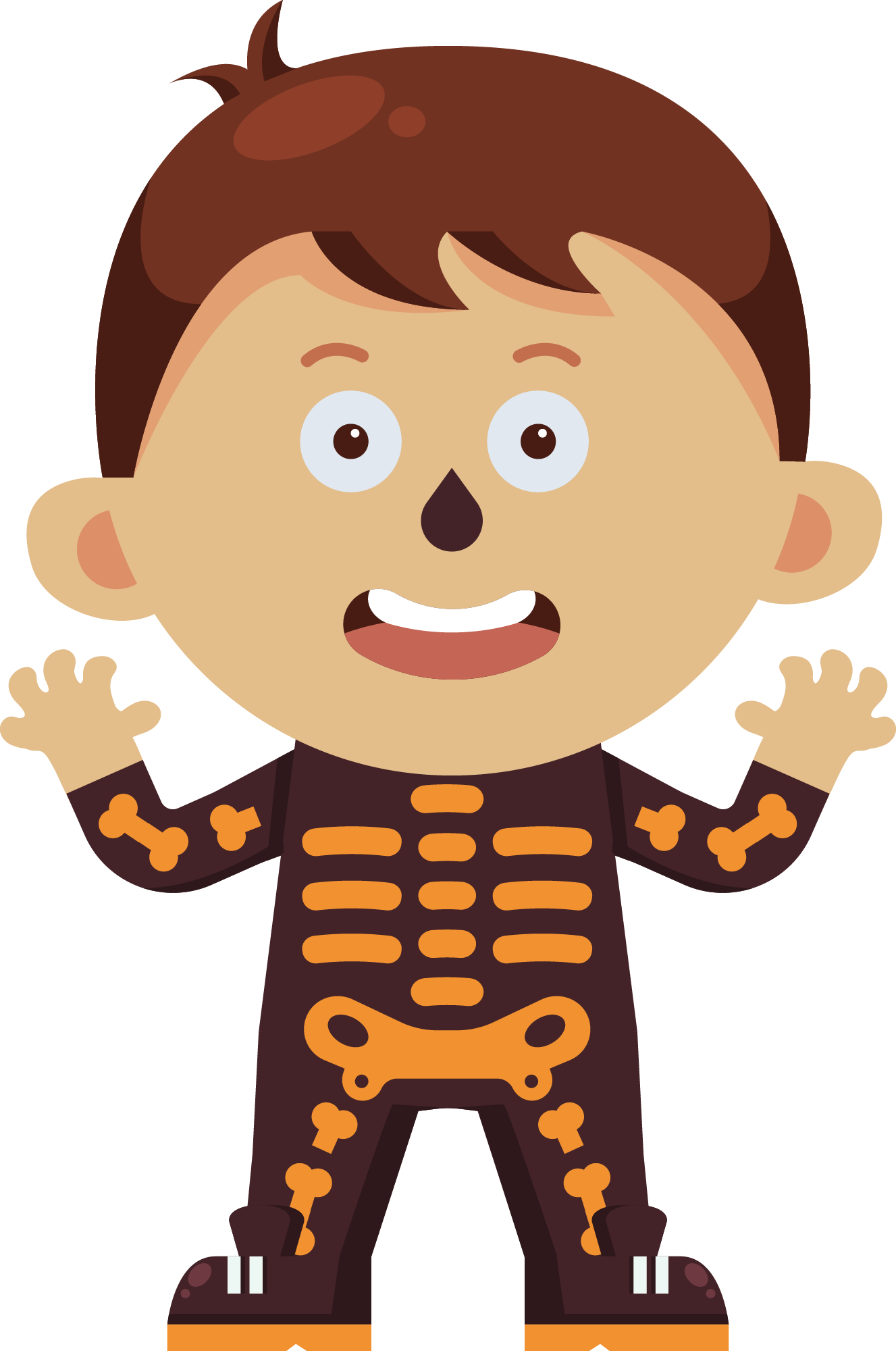 Preview for Halloween-cartoon-boy-skeleton-costume-halloween-costume-sticker-ddd5d