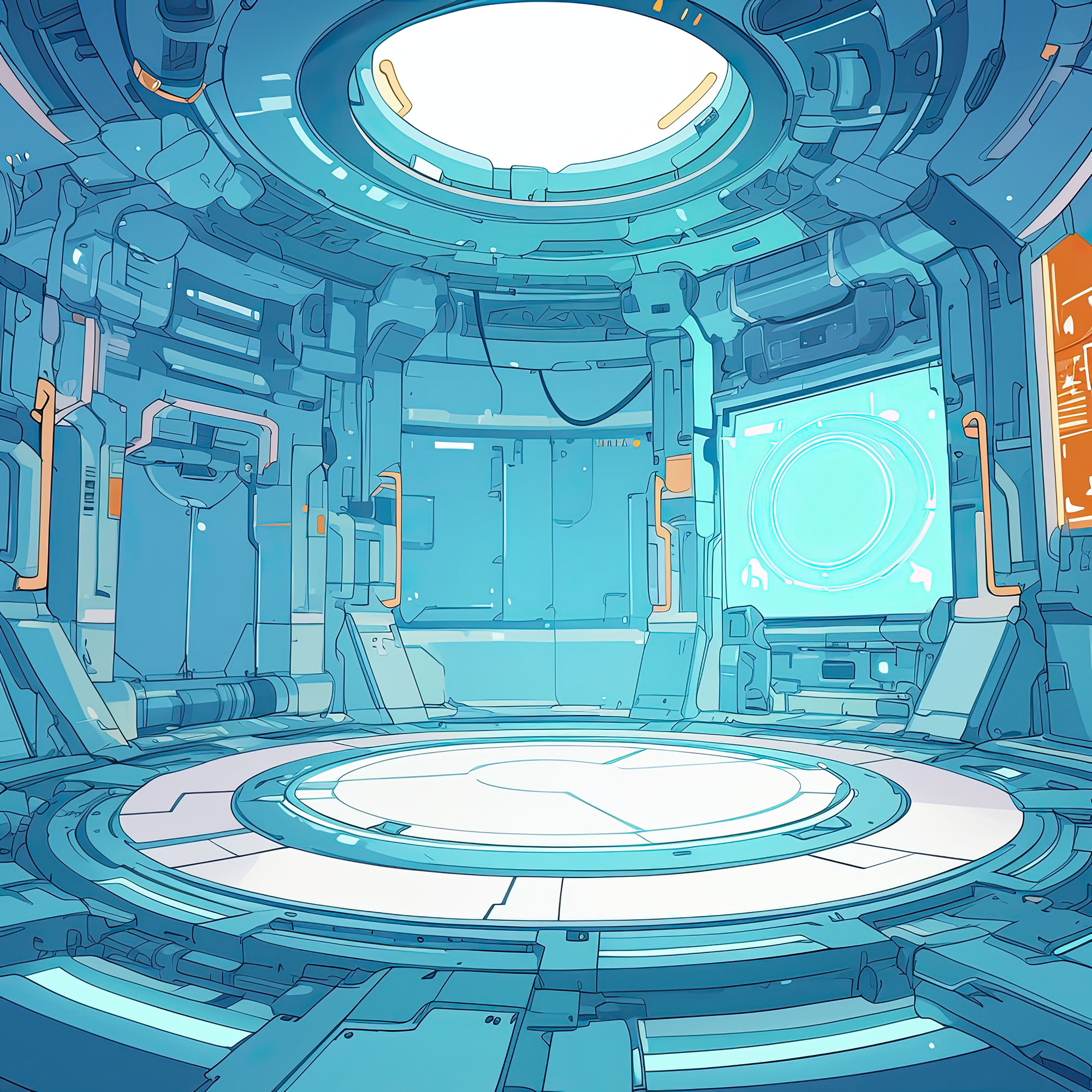 Preview for Futuristic-space-station-interior-sci-fi-backdrop-background-d26b9