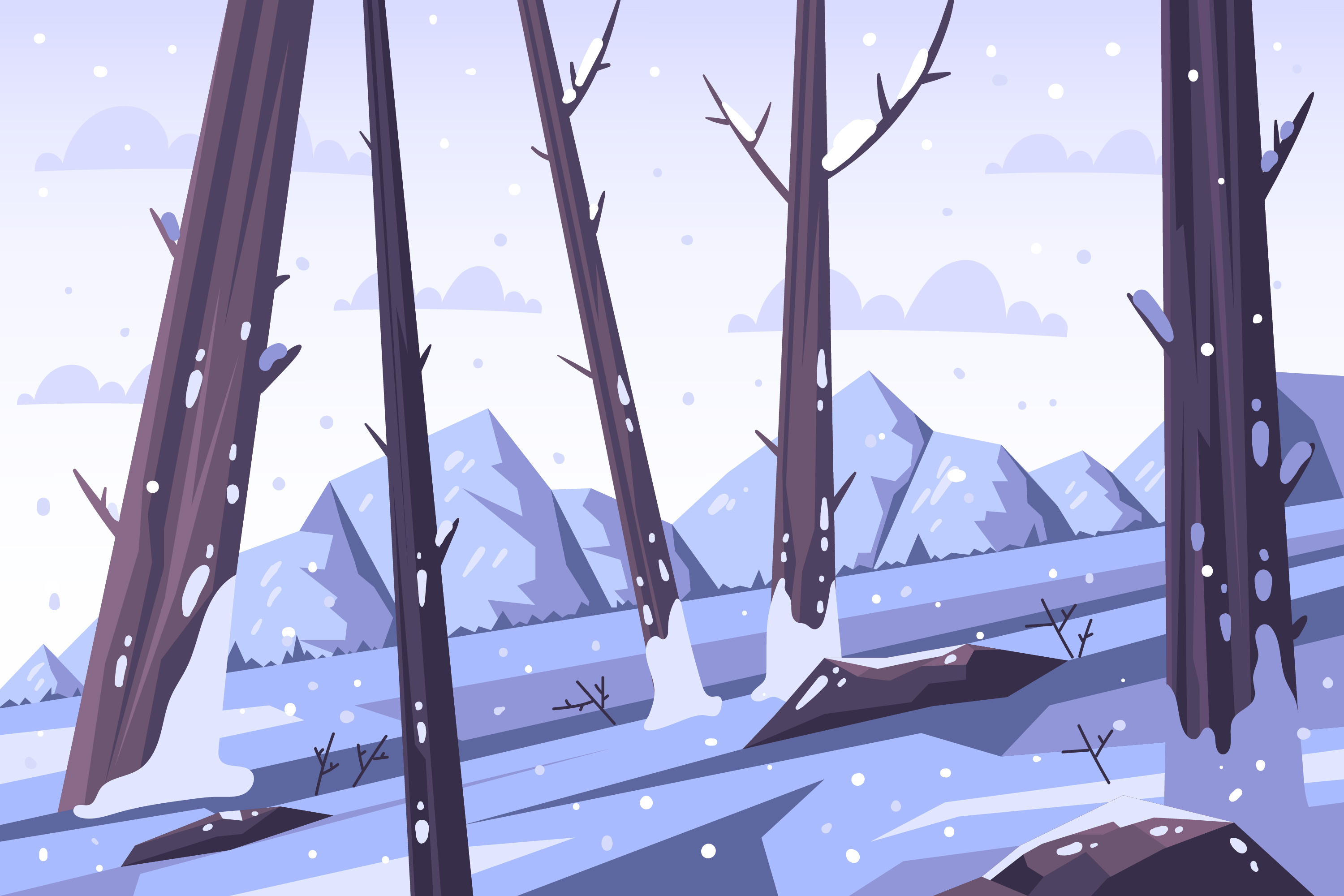 Preview for Winter-landscape-illustration-background-fc3e3