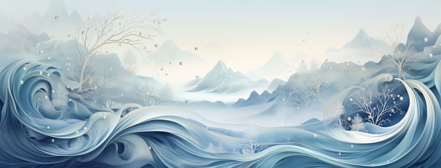 Preview for Serene-watercolor-landscape-art-christmas-cover-background-c6053