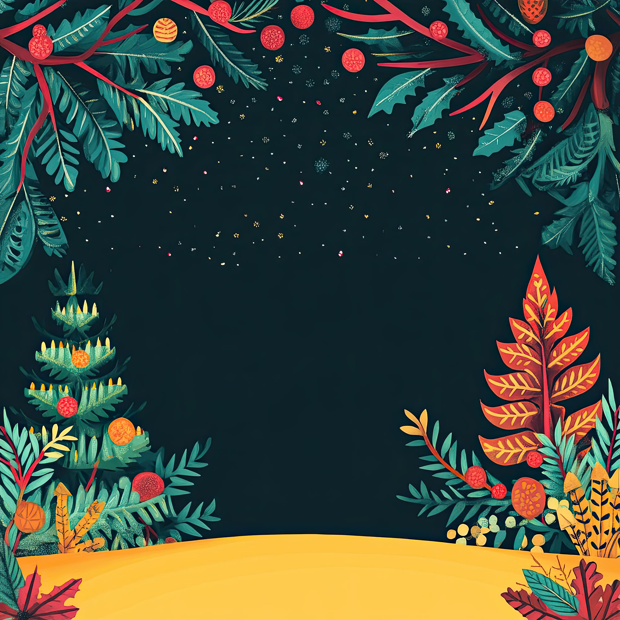 Preview for Winter-floral-design-christmas-backdrop-background-4ba92