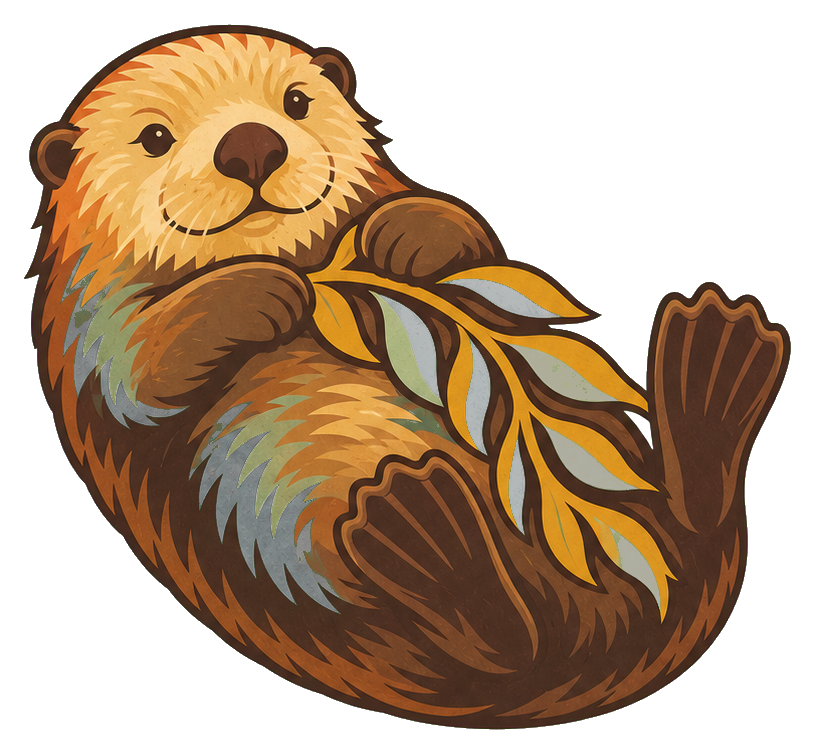 Preview for Sea Otter Kelp Sticker
