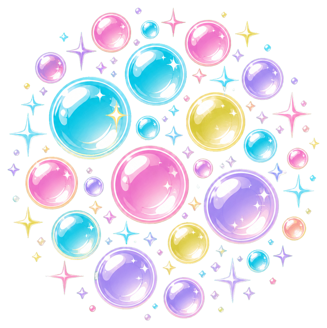 Preview for Bubble Sparkle Cluster Sticker
