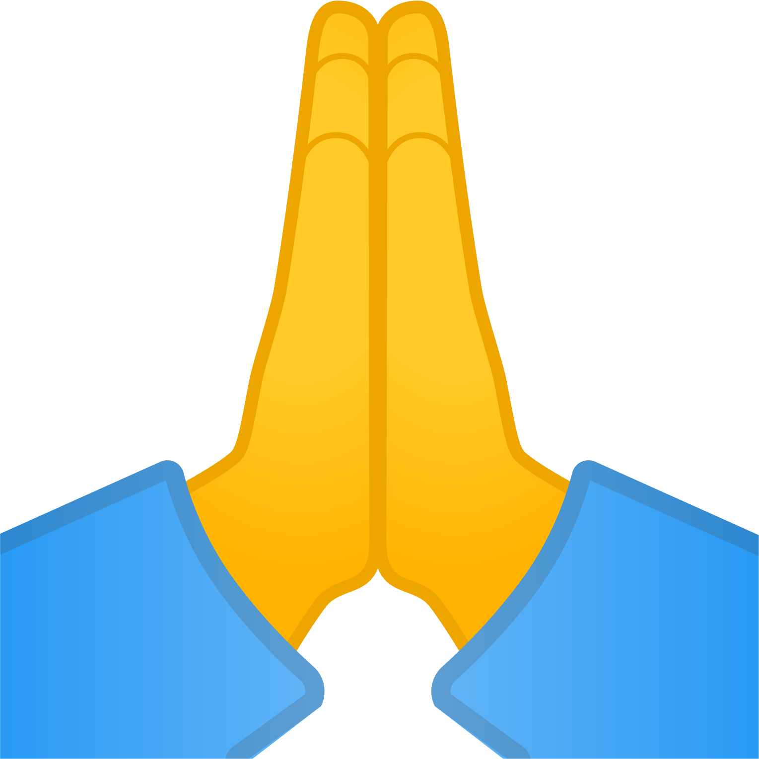 Preview for Prayer-hands-icon-emoji-classic-sticker-815da