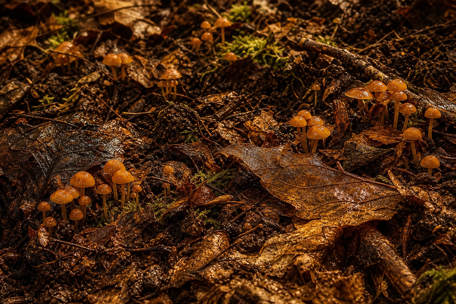 Preview for Mushroom Forest Floor Background