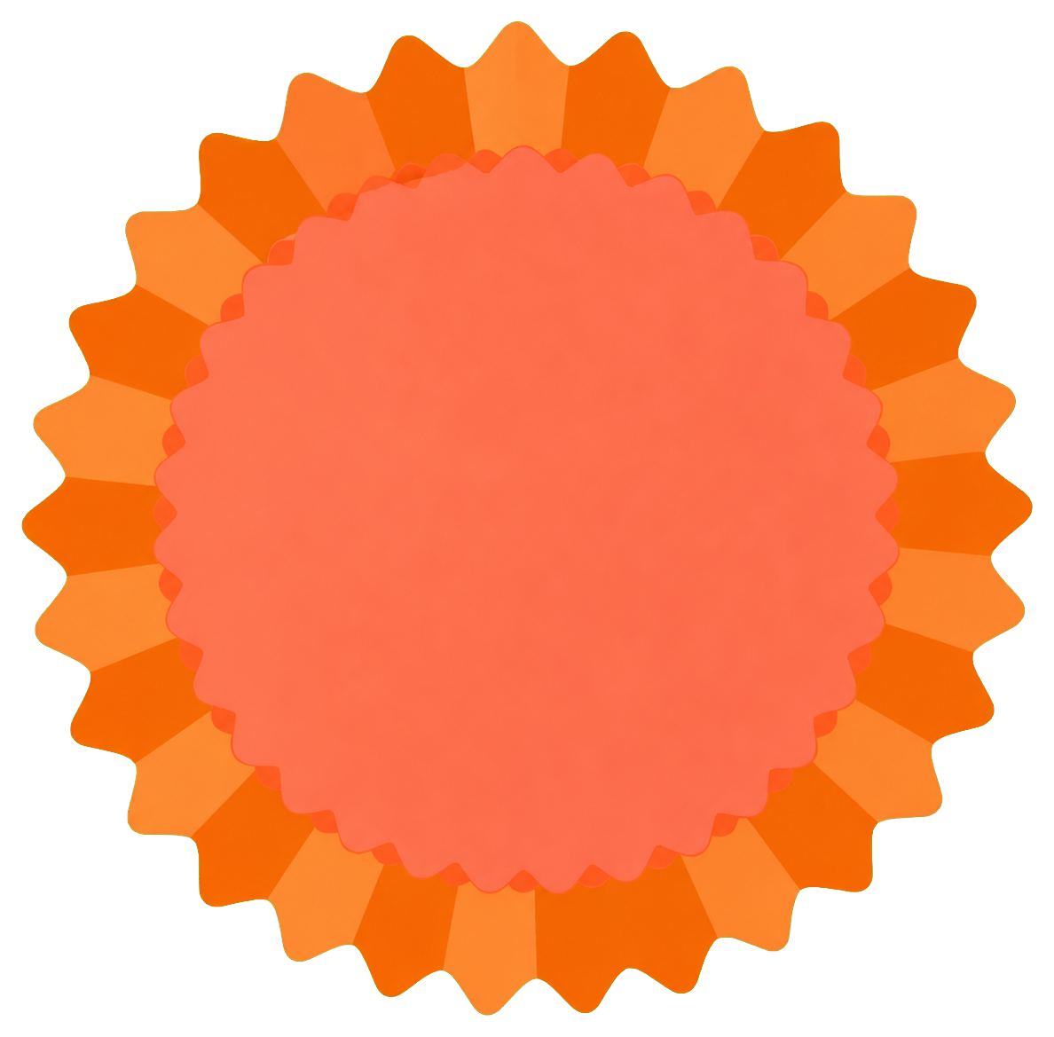 Preview for Sunburst Rosette Sticker