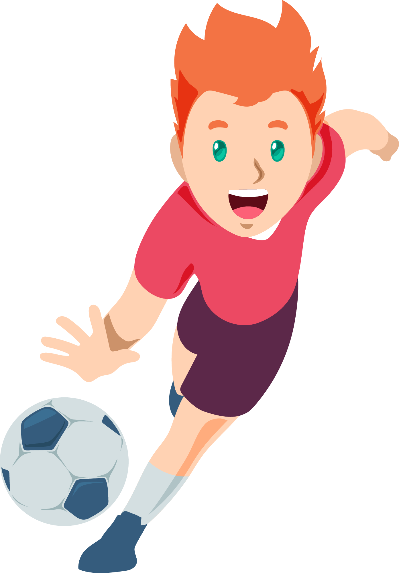 Preview for Cartoon-boy-playing-soccer-sticker-31b24
