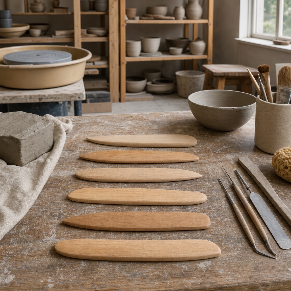 Preview for Pottery Studio Background With Wooden Ribs