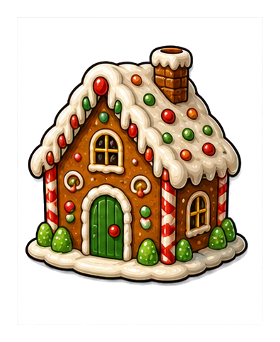 Preview for Gingerbread House Sticker
