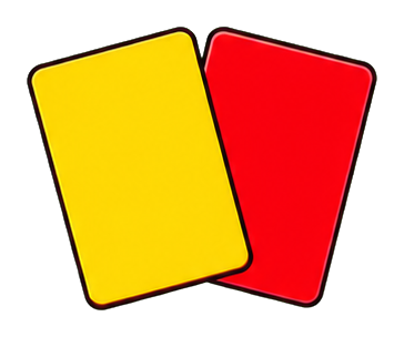 Preview for Yellow And Red Referee Cards Sticker