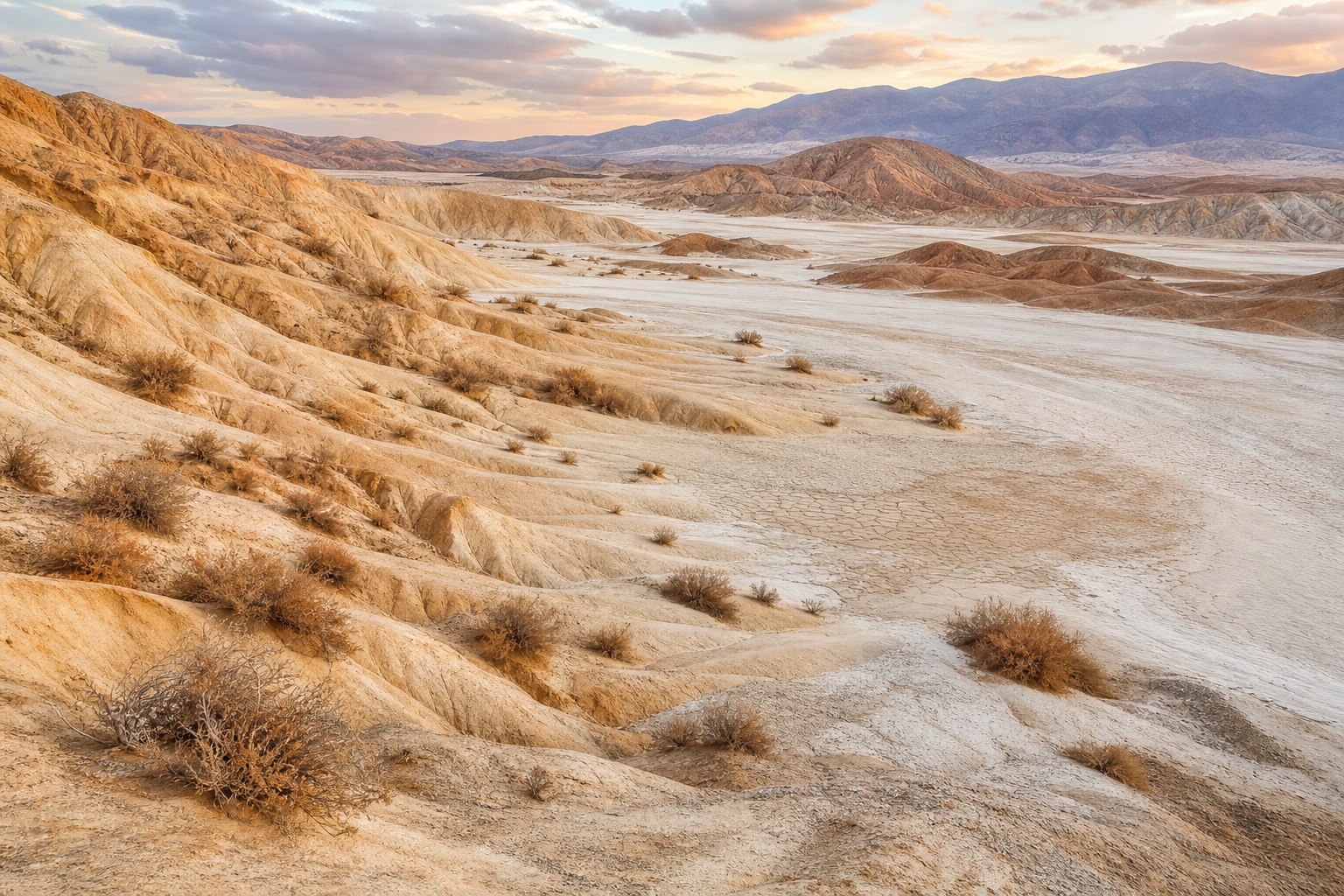 Preview for Desert Clay Landscape Background