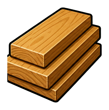 Preview for Plank Stack Sticker Graphic
