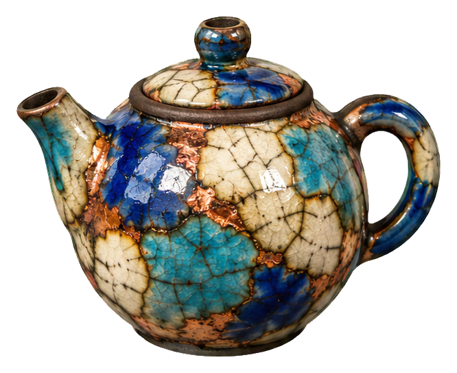 Preview for Raku Pottery Round Teapot
